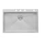 Ruvati 33"x22" Drop-in Topmount 16 Gauge Zero Radius SS Kitchen Sink Sgl Bowl RVH8001 - alternate 2